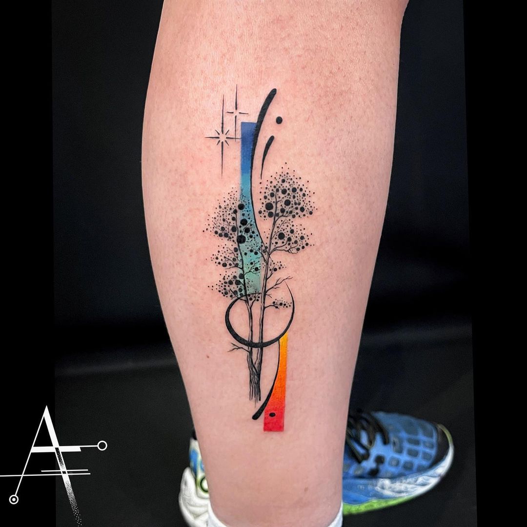 Popular Minimalist Abstract Tattoos