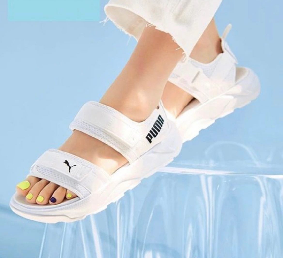 Puma White Summer Sandals Women