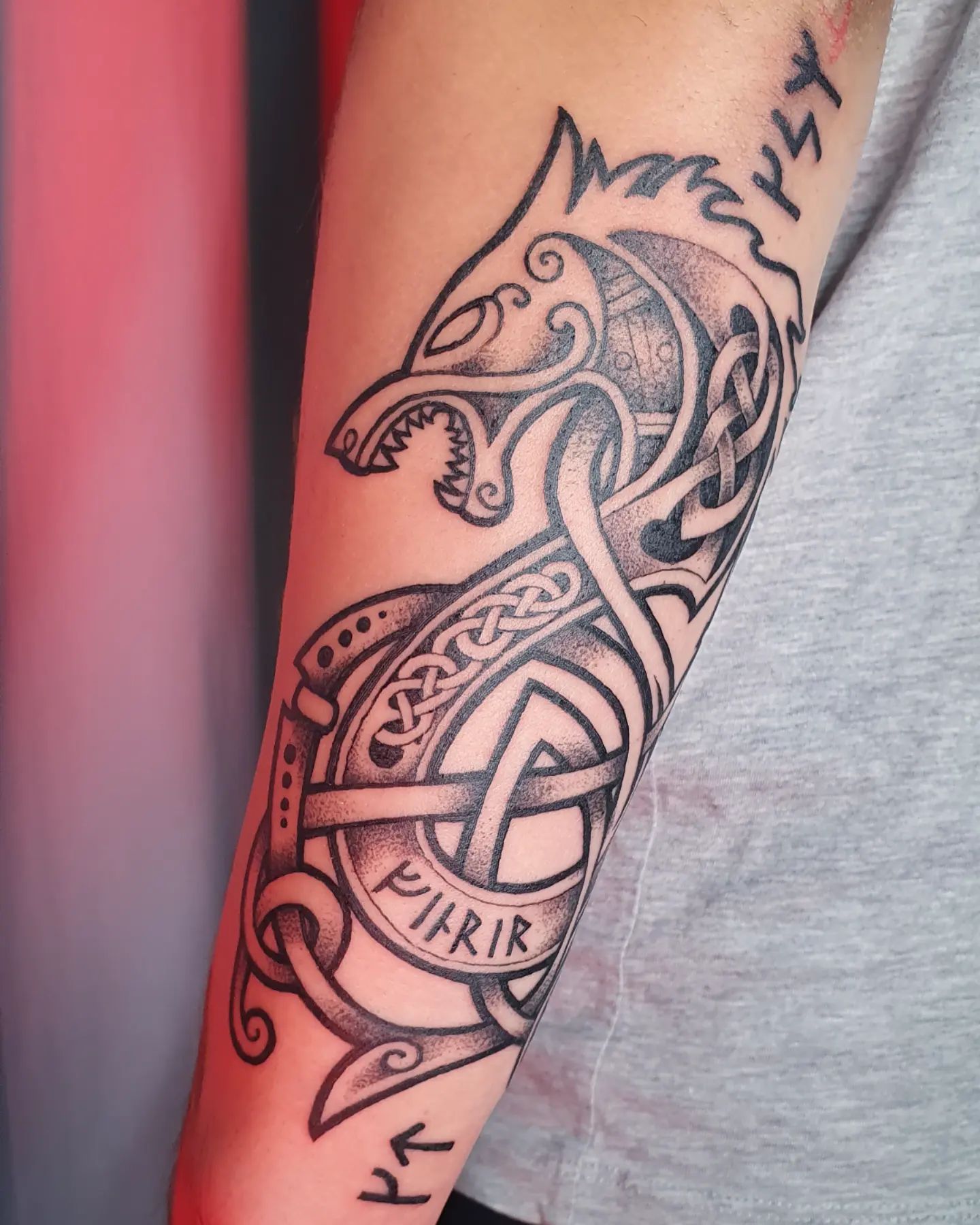 Celtic Dragon Tattoo on Arm