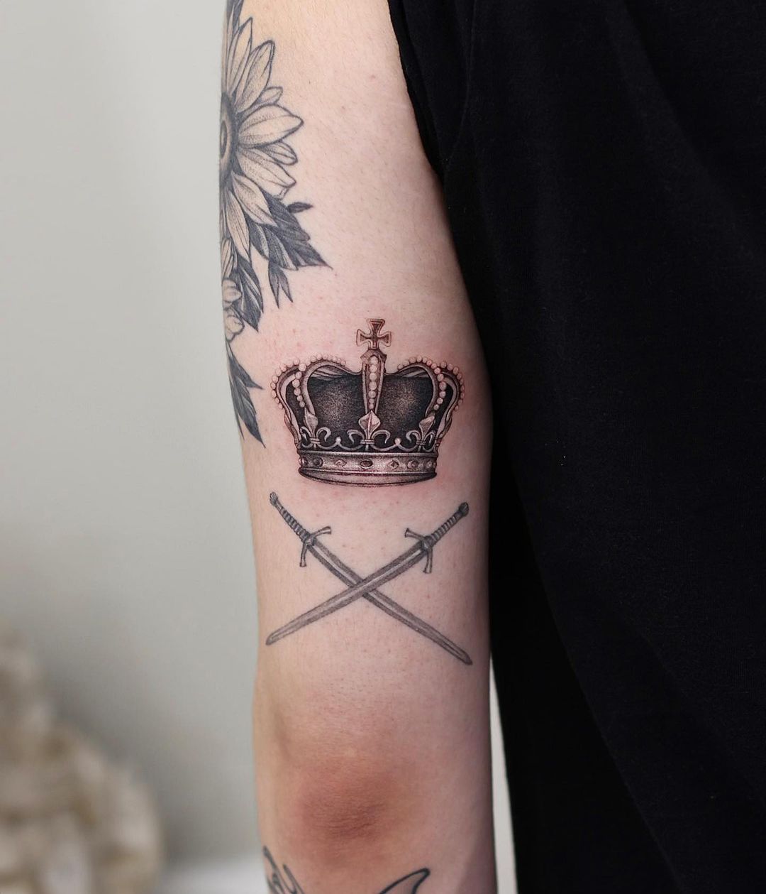 Tattoo With Crown