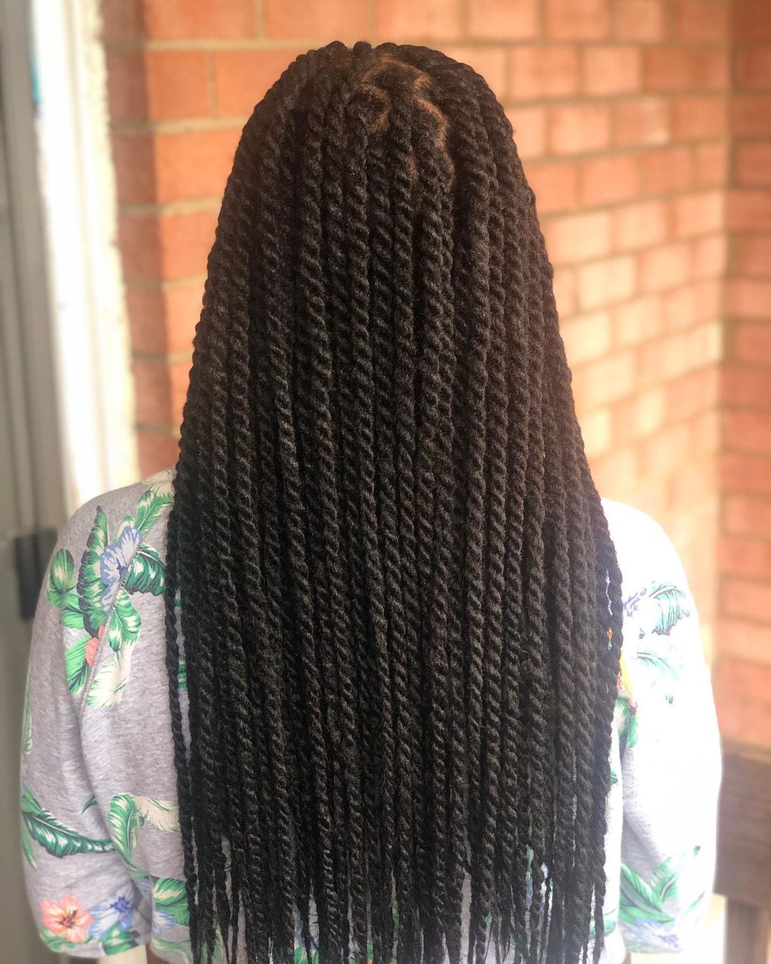 Marley Twist Hairstyle on Long Hair