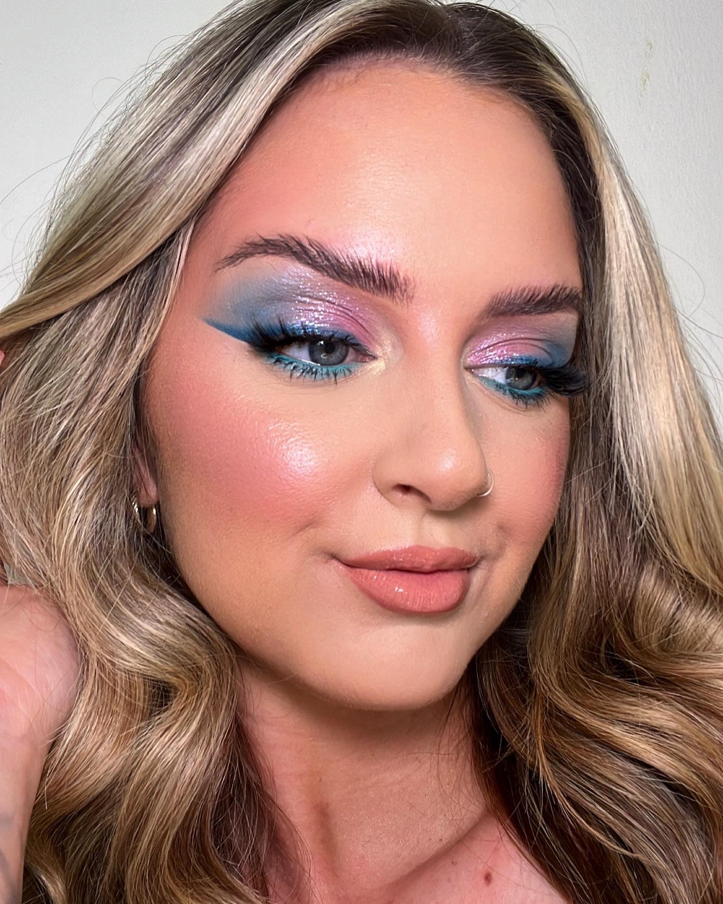 Mermaid Makeup Look with Nude Lipsticks