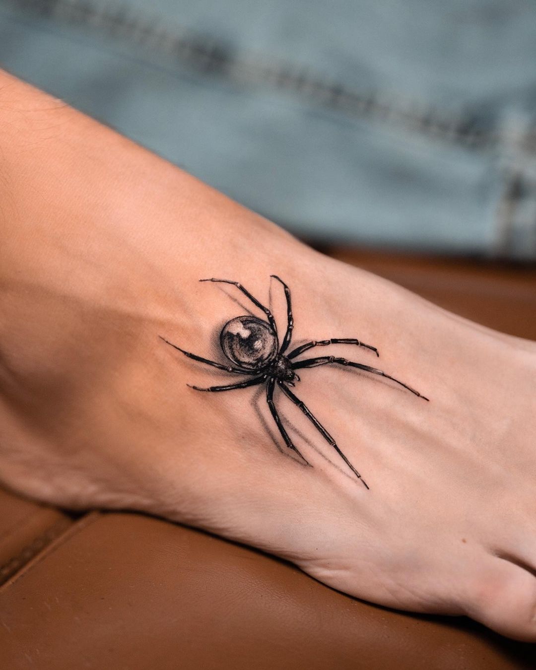 3D Spider Tattoo Design