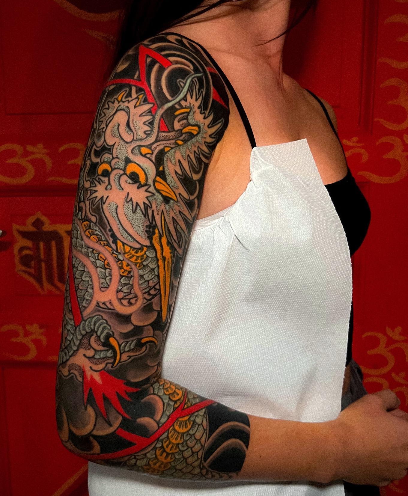 Dragon Full Sleeve Tattoo