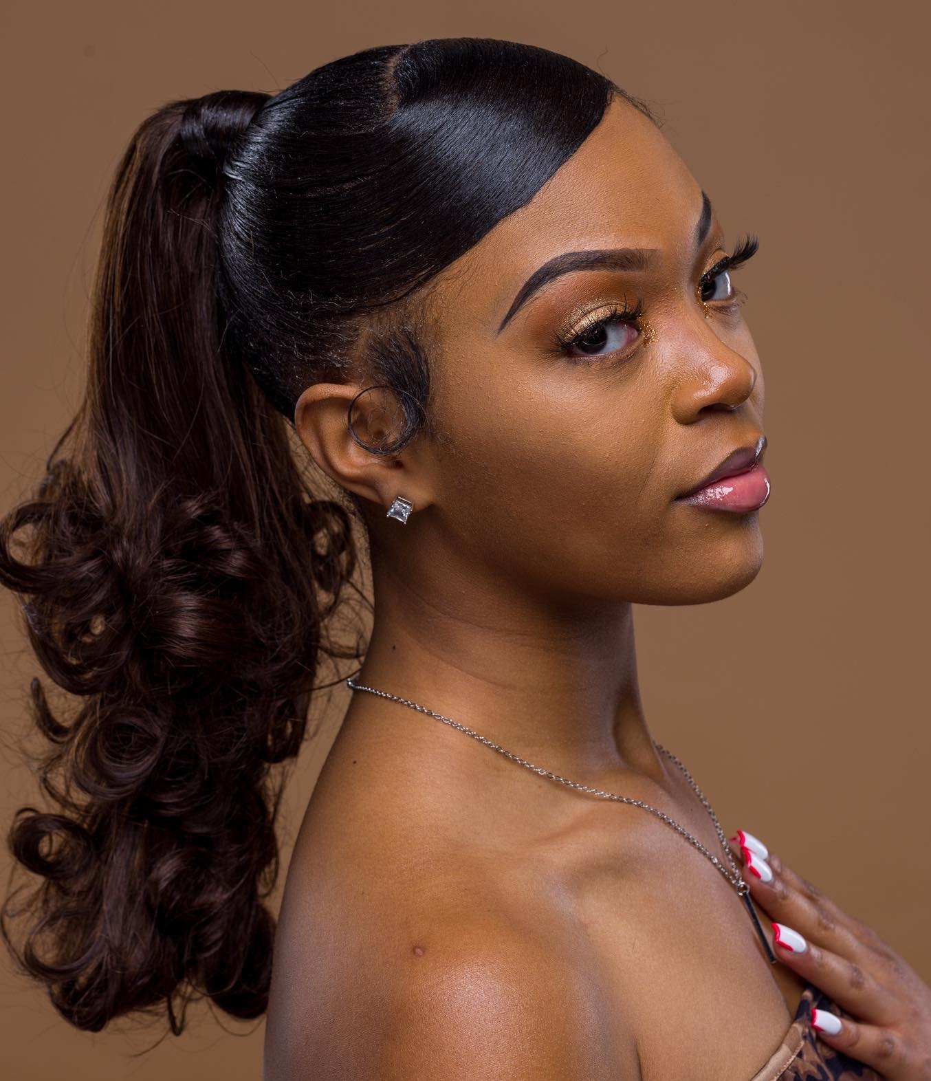 18 Cute Packing Gel  Ponytail Hairstyles for Occasions Photos   NaijaGlamWedding