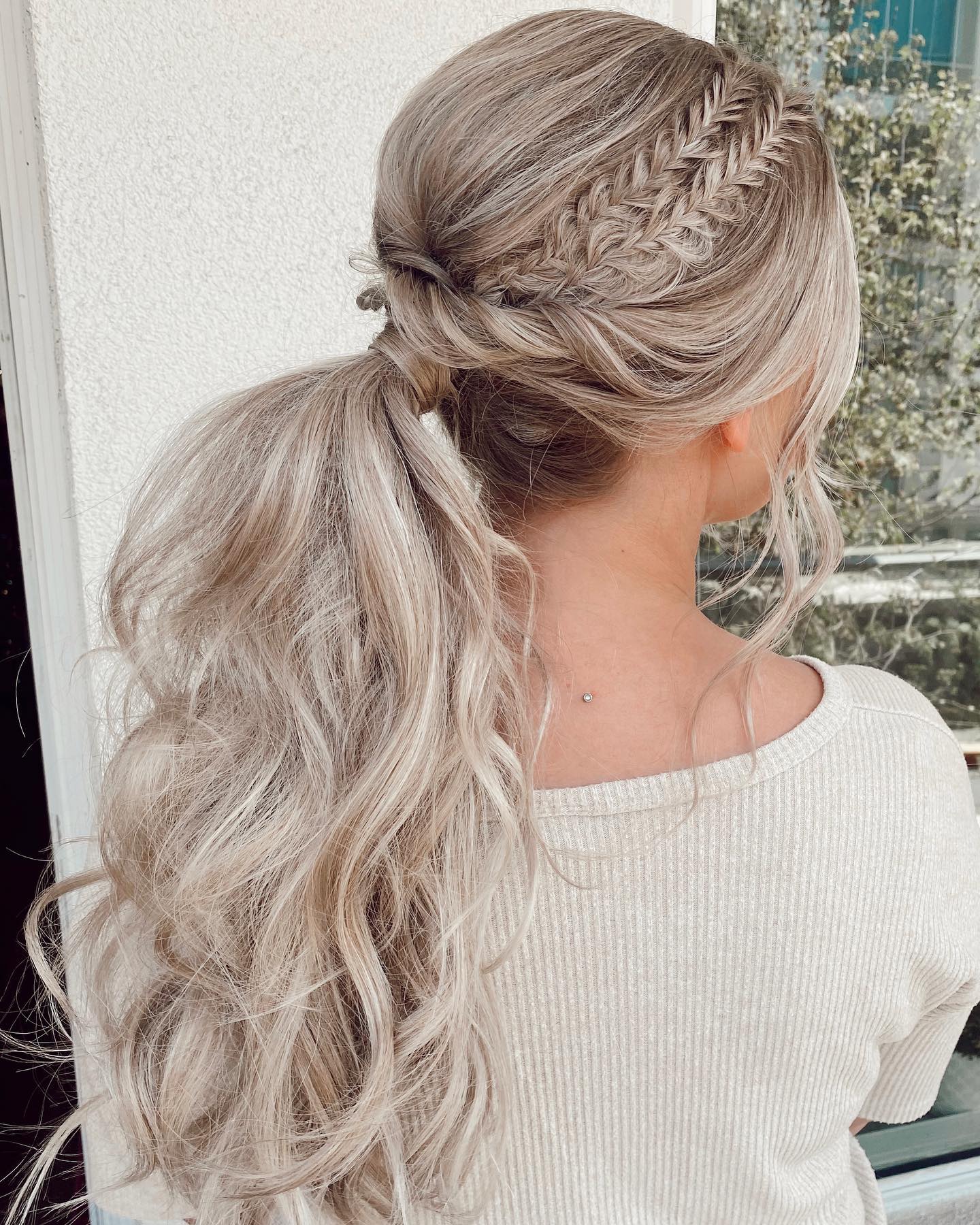 Blonde Fishtail Braid