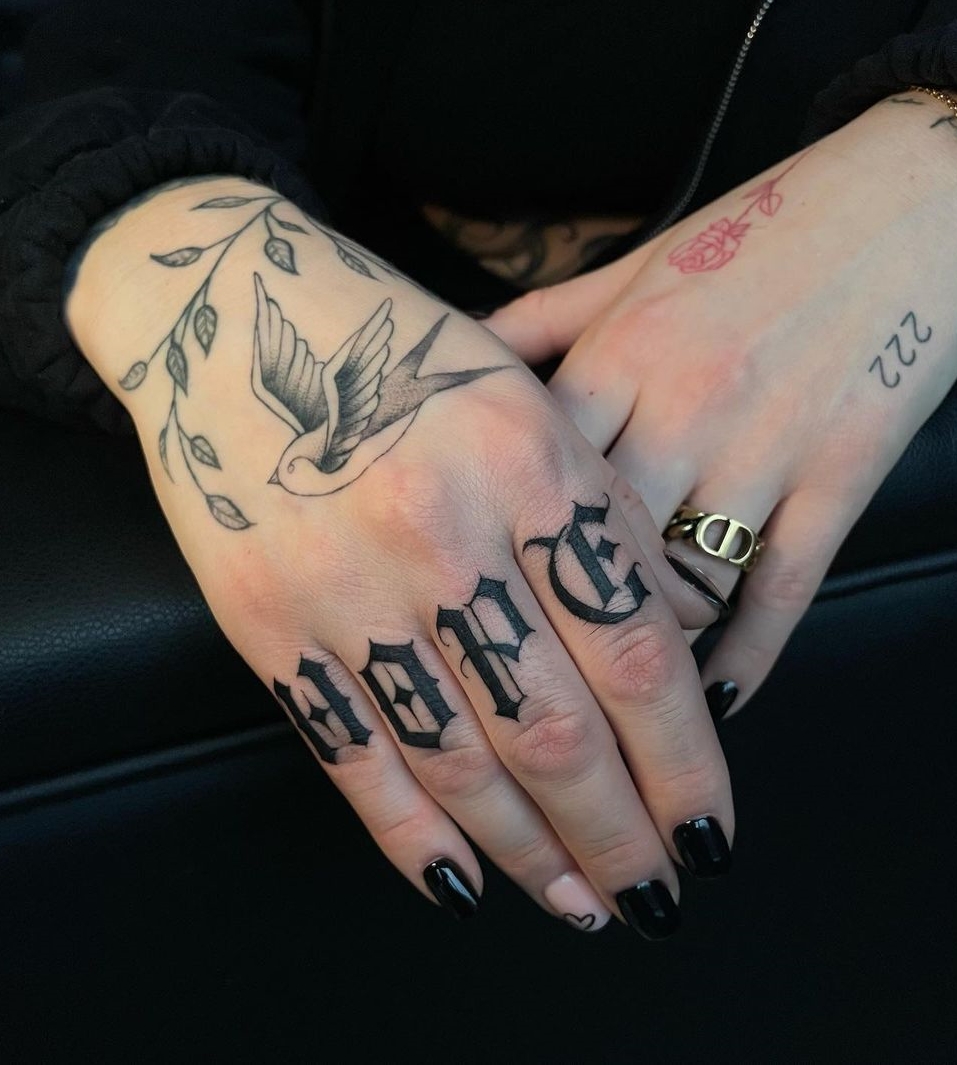 54 Great Finger Tattoo Ideas You Will Instantly Love Hairstyle