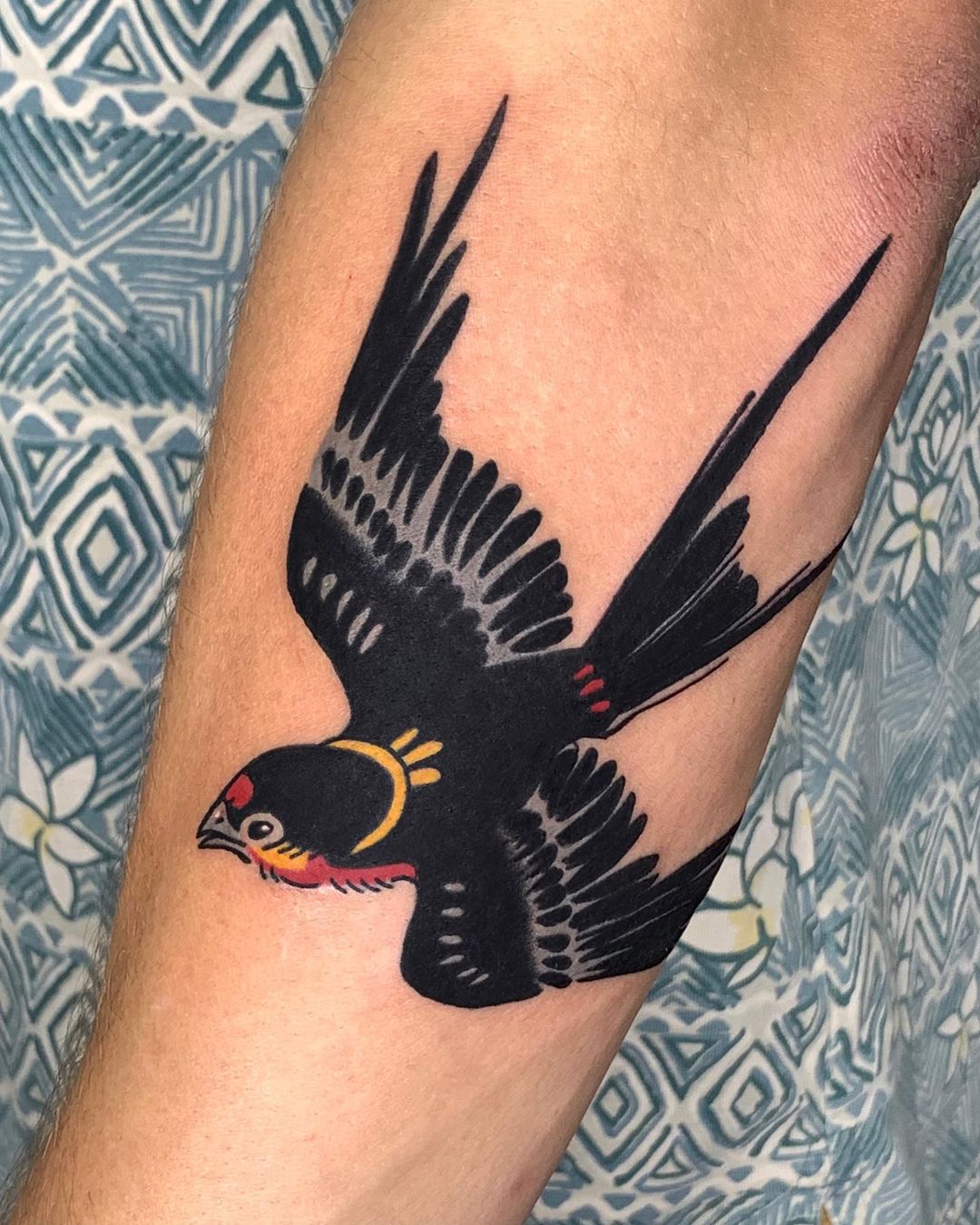 Tattoo With Bird