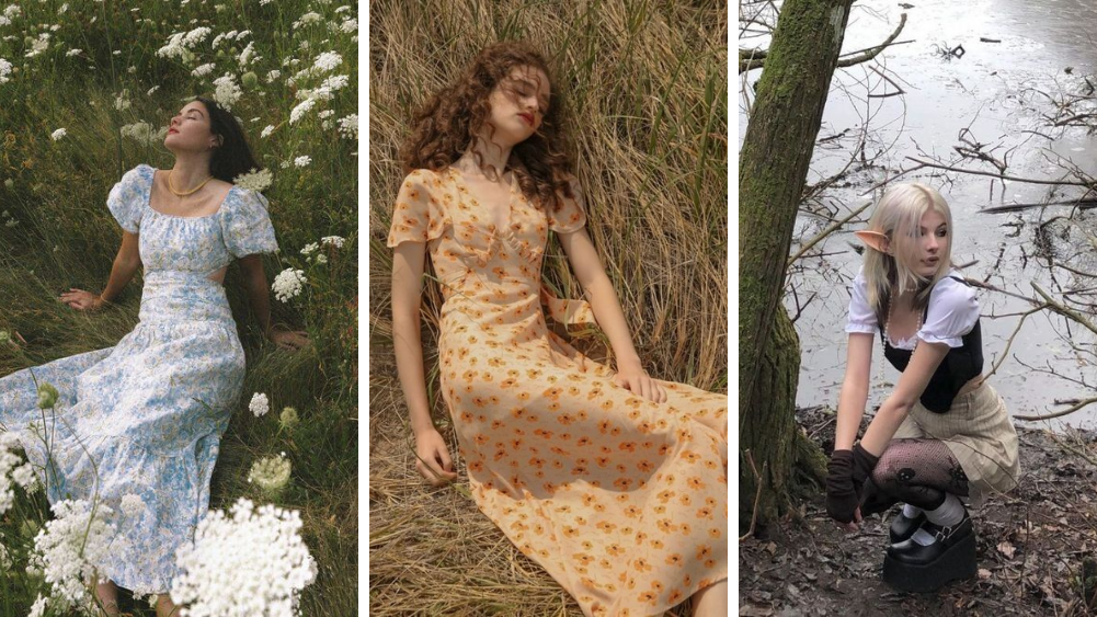 Light Textures And Floral Elements In Fairy Aesthetic