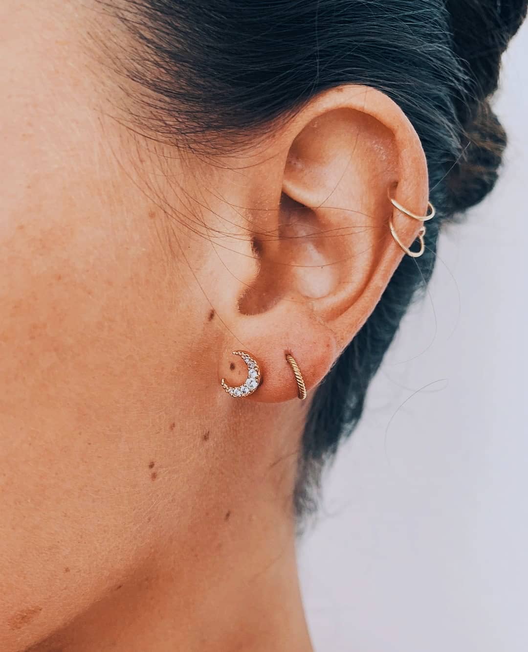 Minimalistic Dainty Ear Piercings for the Boho Soul