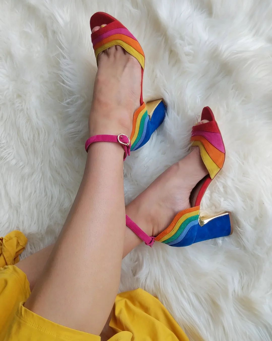 Rainbow Summer Heels