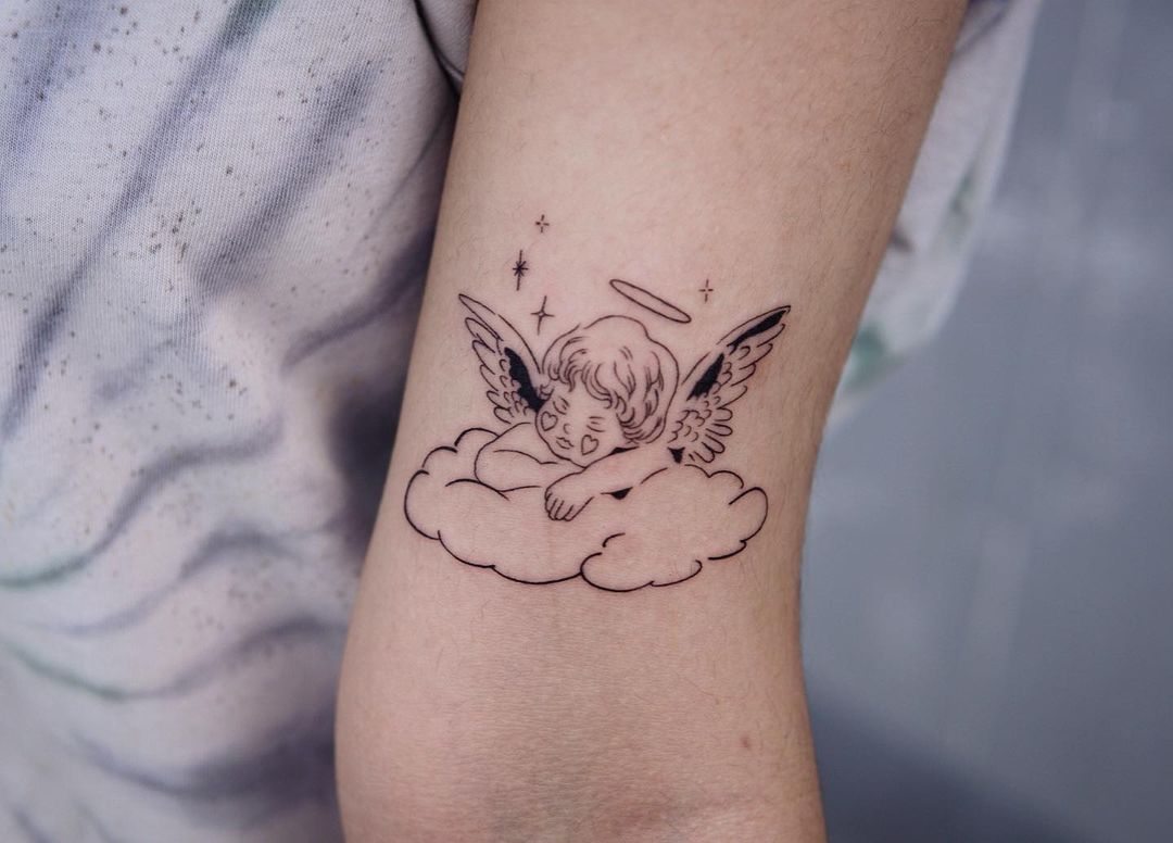 Tattoo With Angel