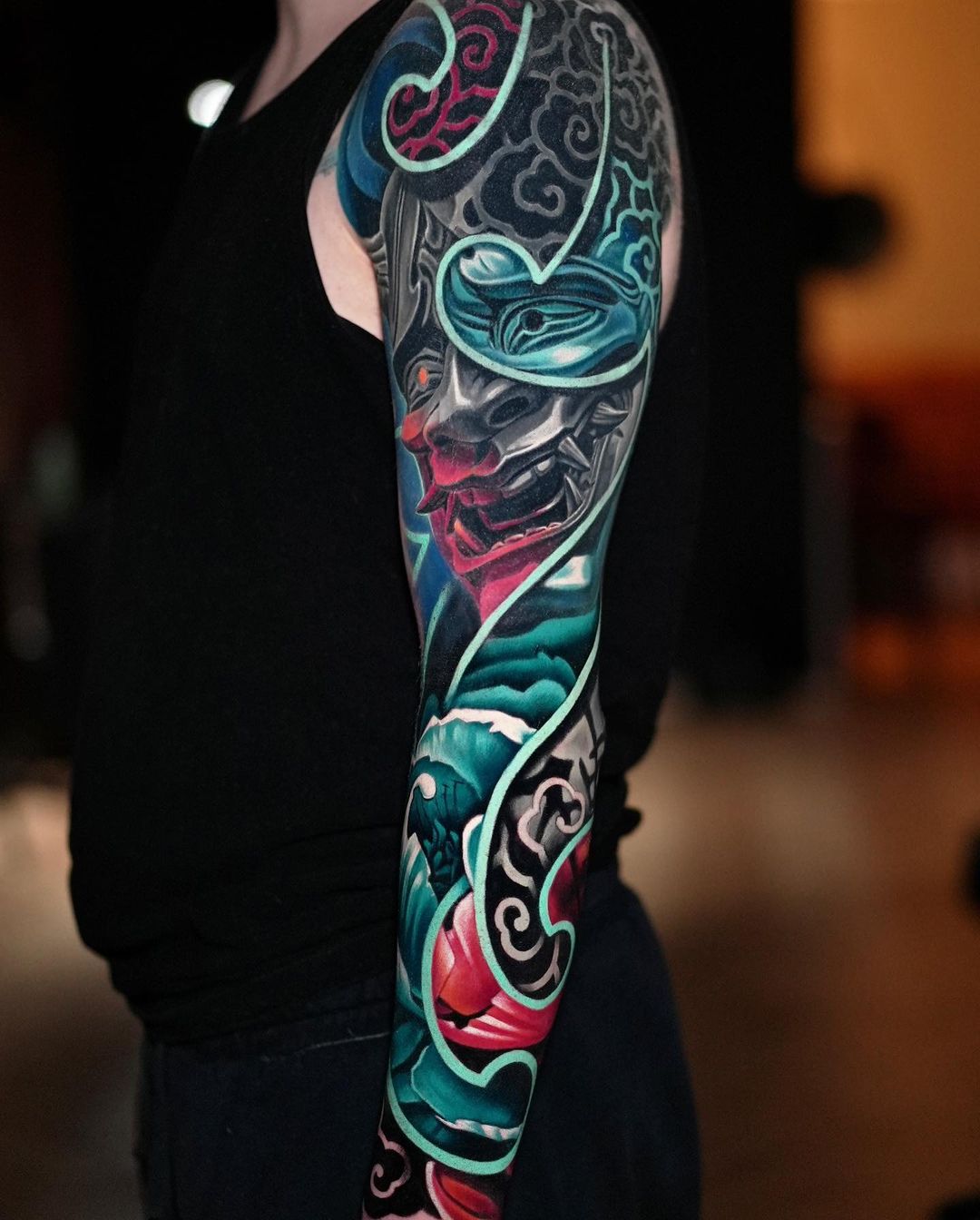 Japanese Yakuza Tattoo on Arm