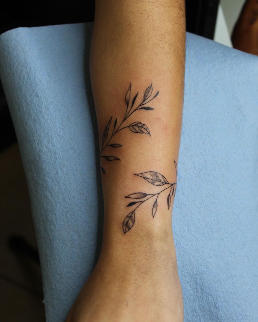 Powerful Minimalist Vine Tattoo