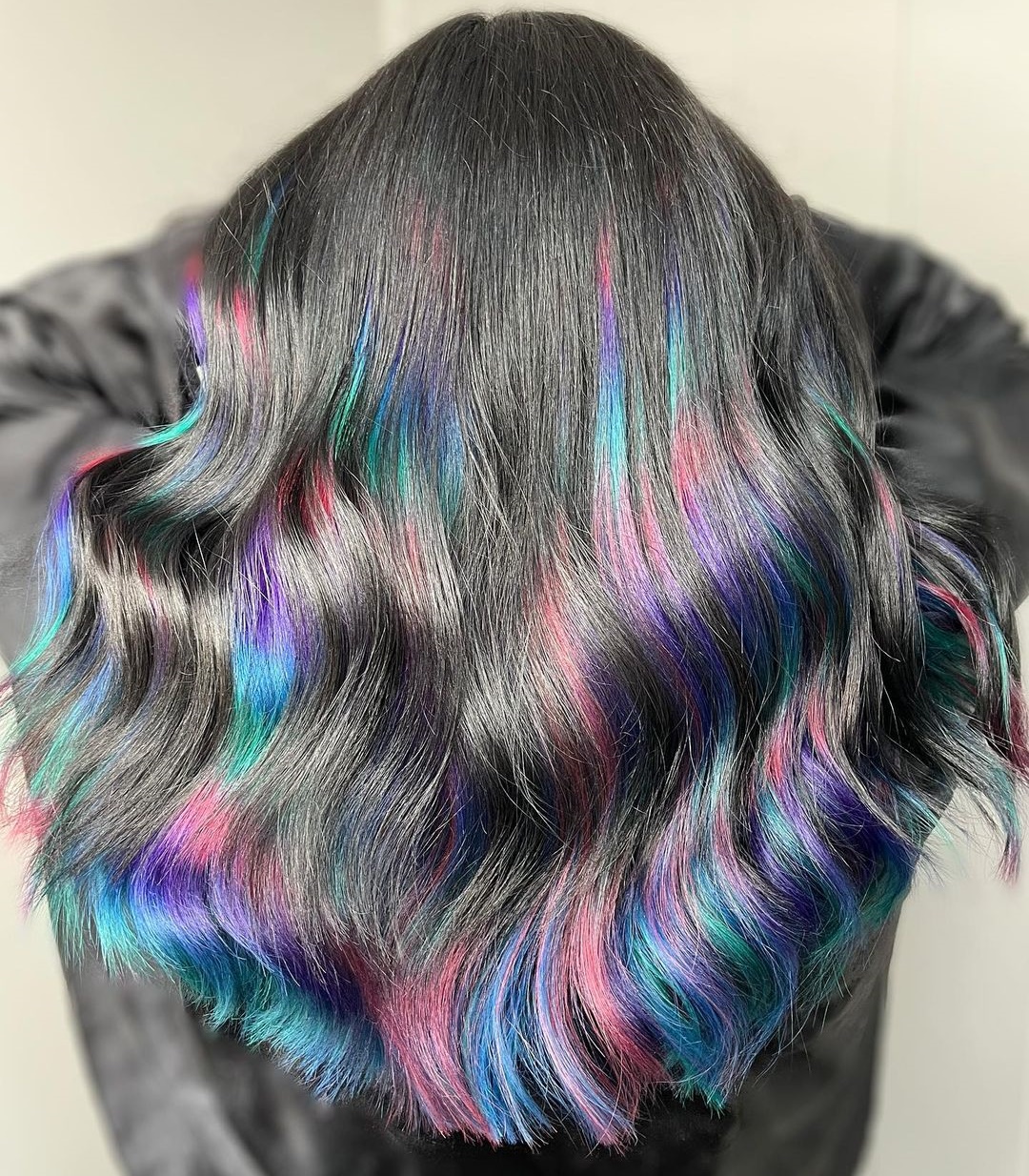 Galaxy Highlights on Gray Hair