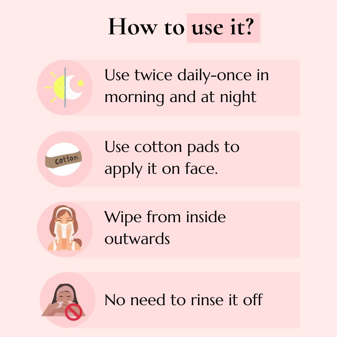 How to Use Micellar Water Infographics