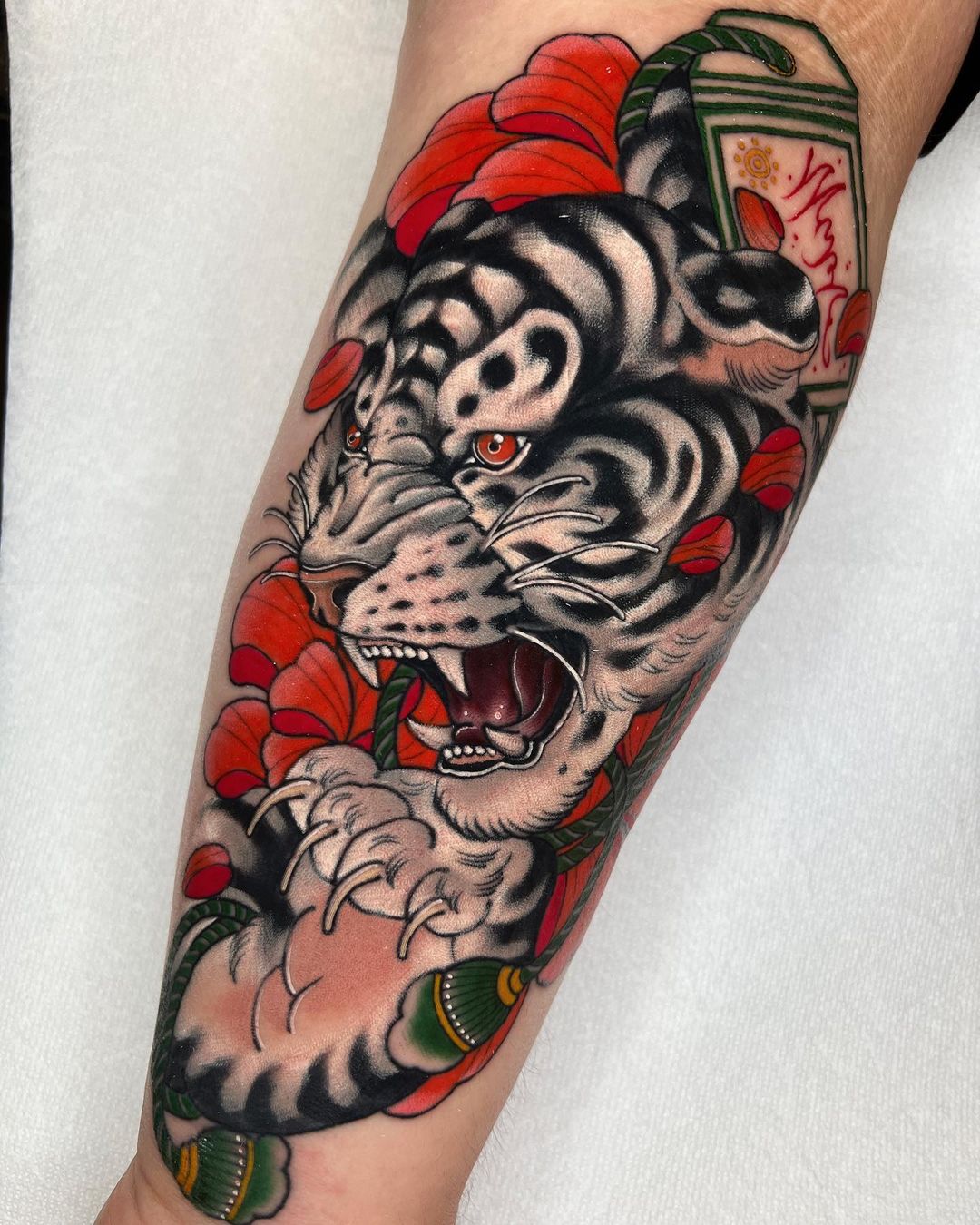 Japanese tiger tattoo Stock Photos, Royalty Free Japanese tiger tattoo  Images | Depositphotos