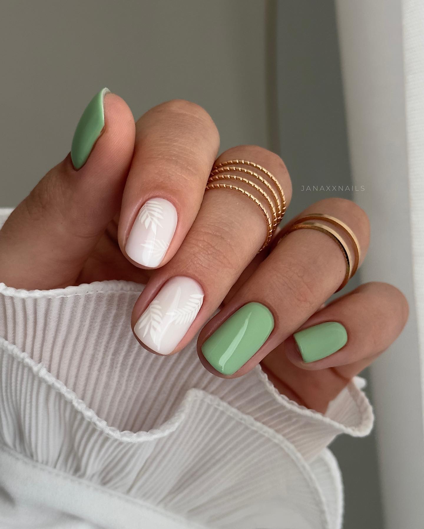 Short Sage and White Nails