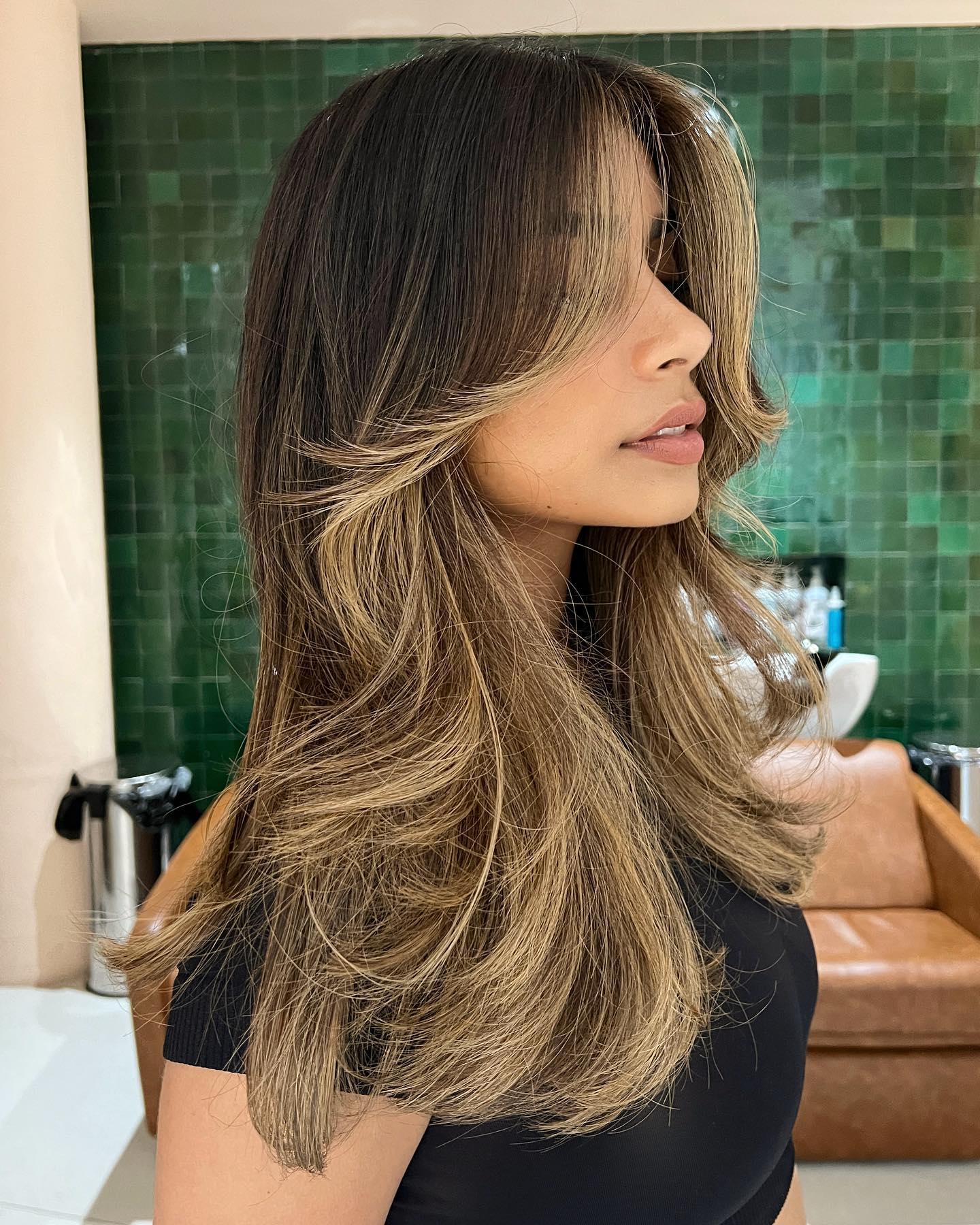 Medium-To-Long Layered Haircut