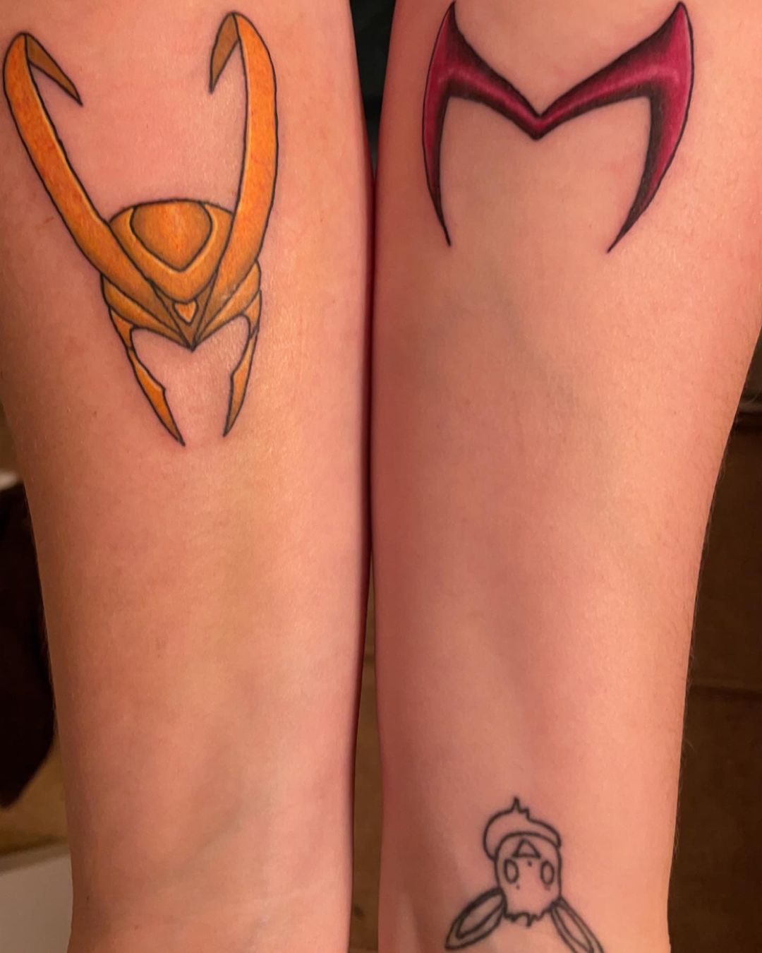 Marvel Couple Tattoo Design Showing Your Love For Superheroes