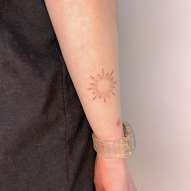 Tattoo With Sun
