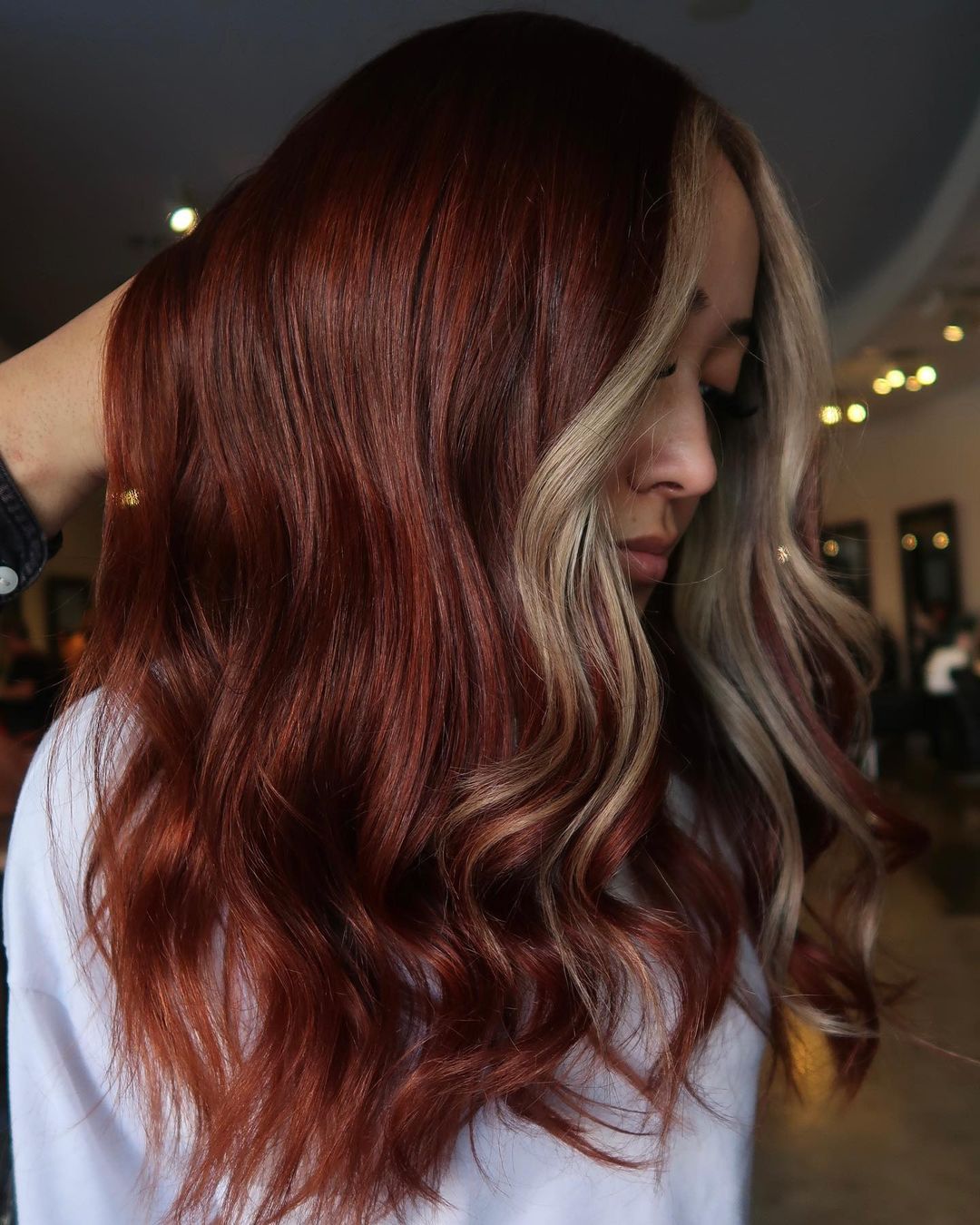 32+ dark money piece on blonde hair - ShaunaCaolan