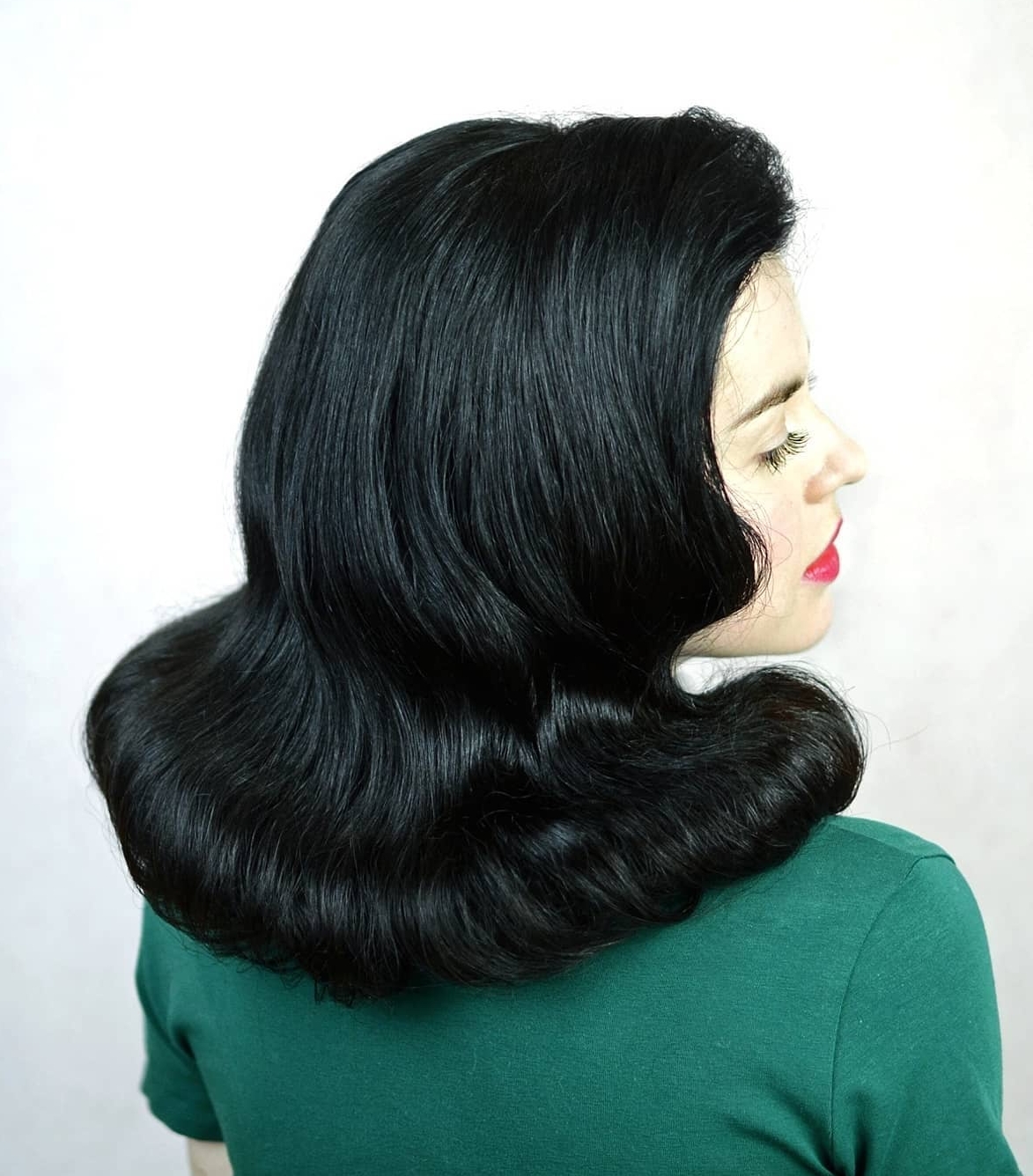 Long Pageboy Haircut on Black Hair