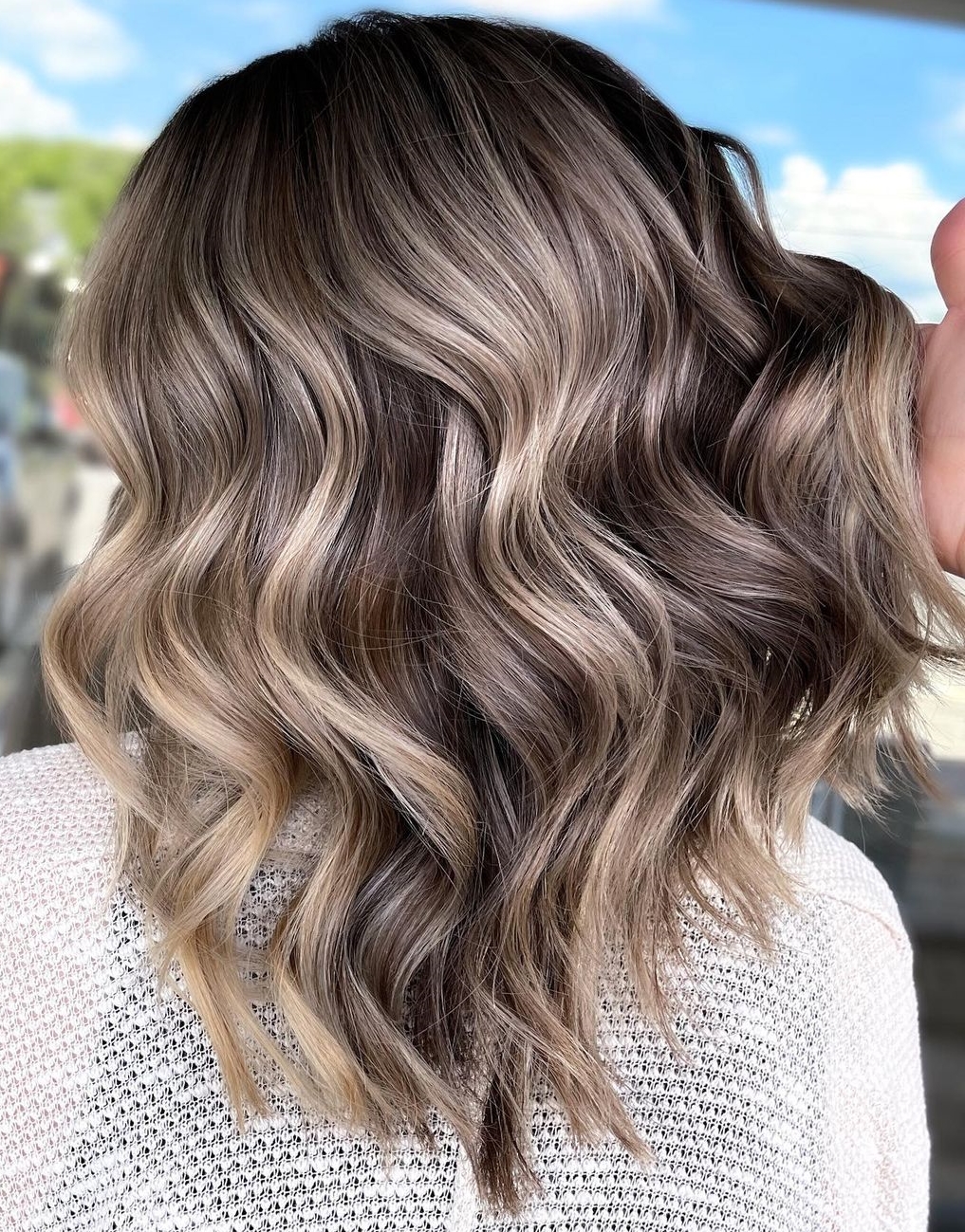 Dirty Ash Blonde on Short Hair