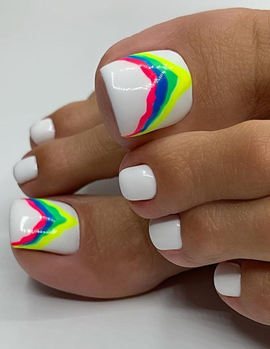 21 Inspiring Summer White Toe Nail Designs for Every Girl | Fashionterest