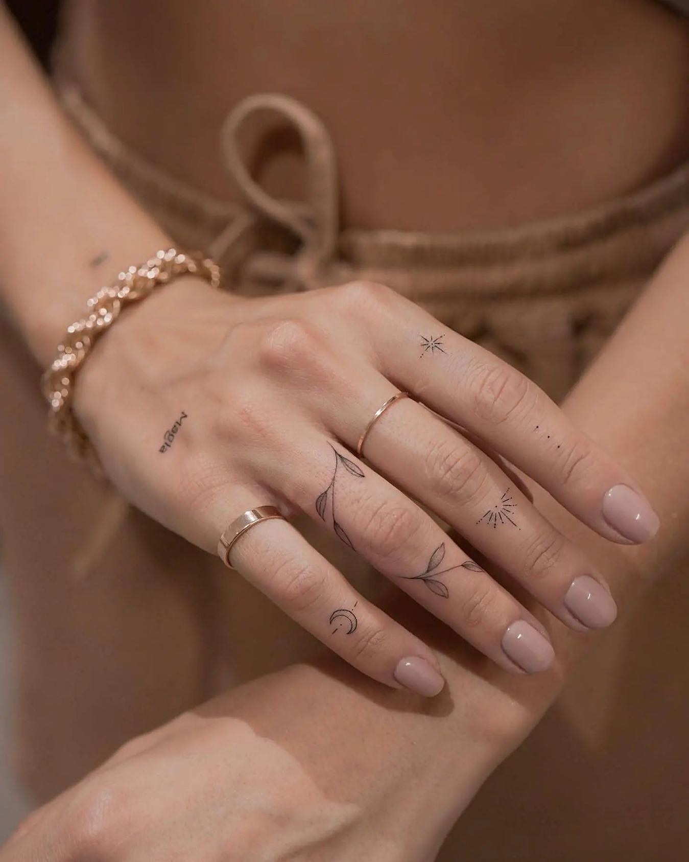 Cute Tiny Finger Temporary Tattoos