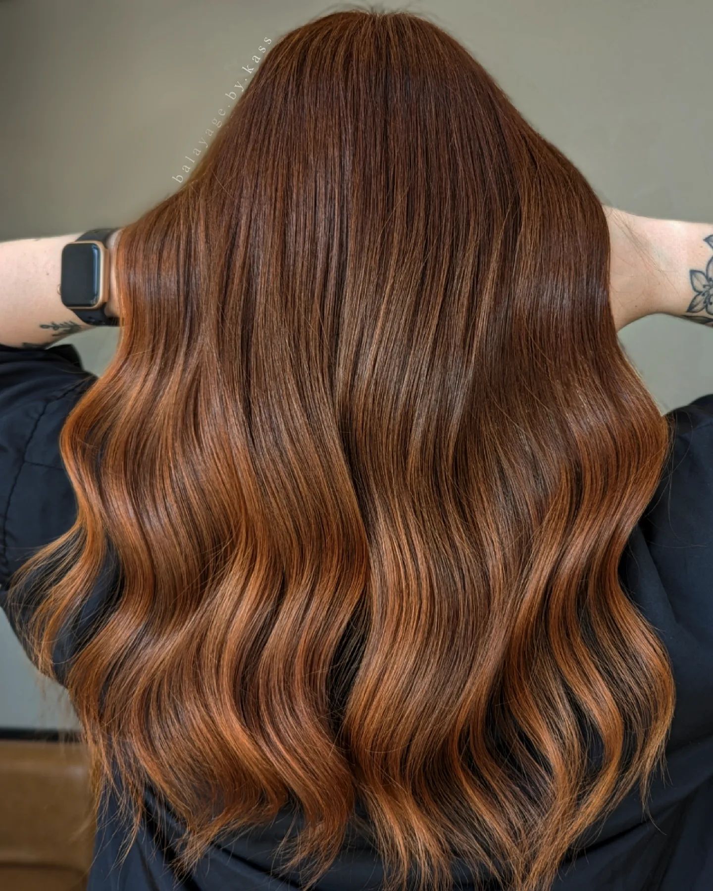 Long Honey Brown Hair Color