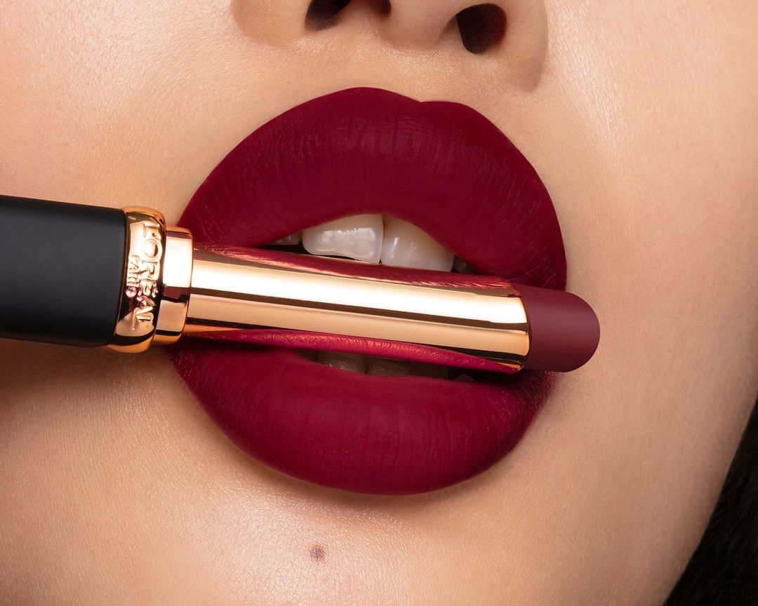 Loreal Matte Burgundy Lipstick