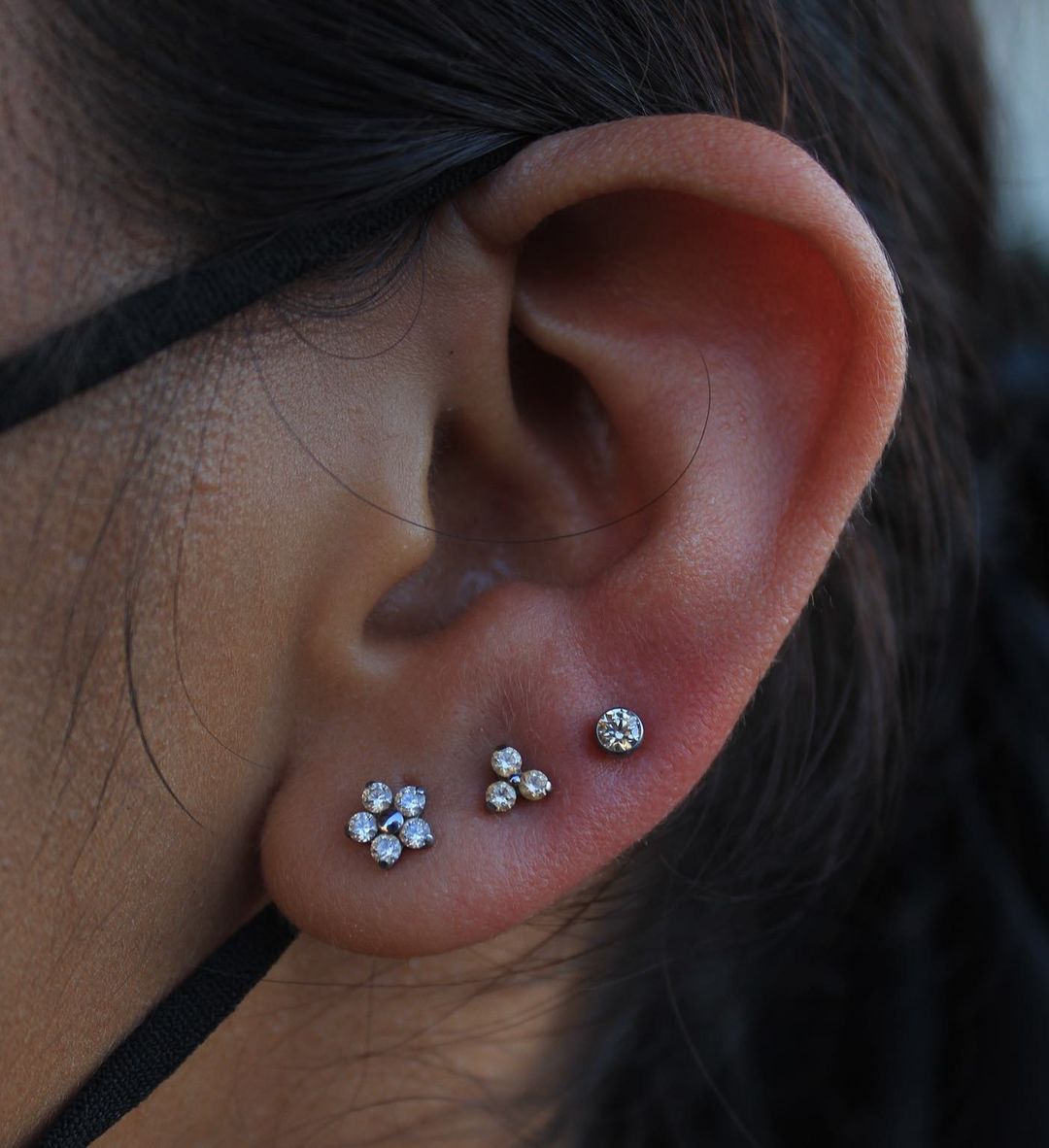 Upper Lobe Piercing to Complete Your Multiple Piercings Loo