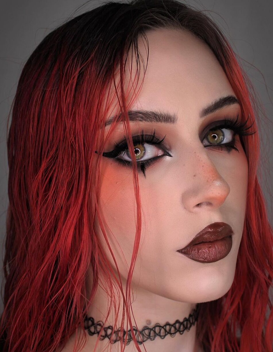 Bold Makeup Looks to Try  Gothic hairstyles, Goth beauty, Gothic