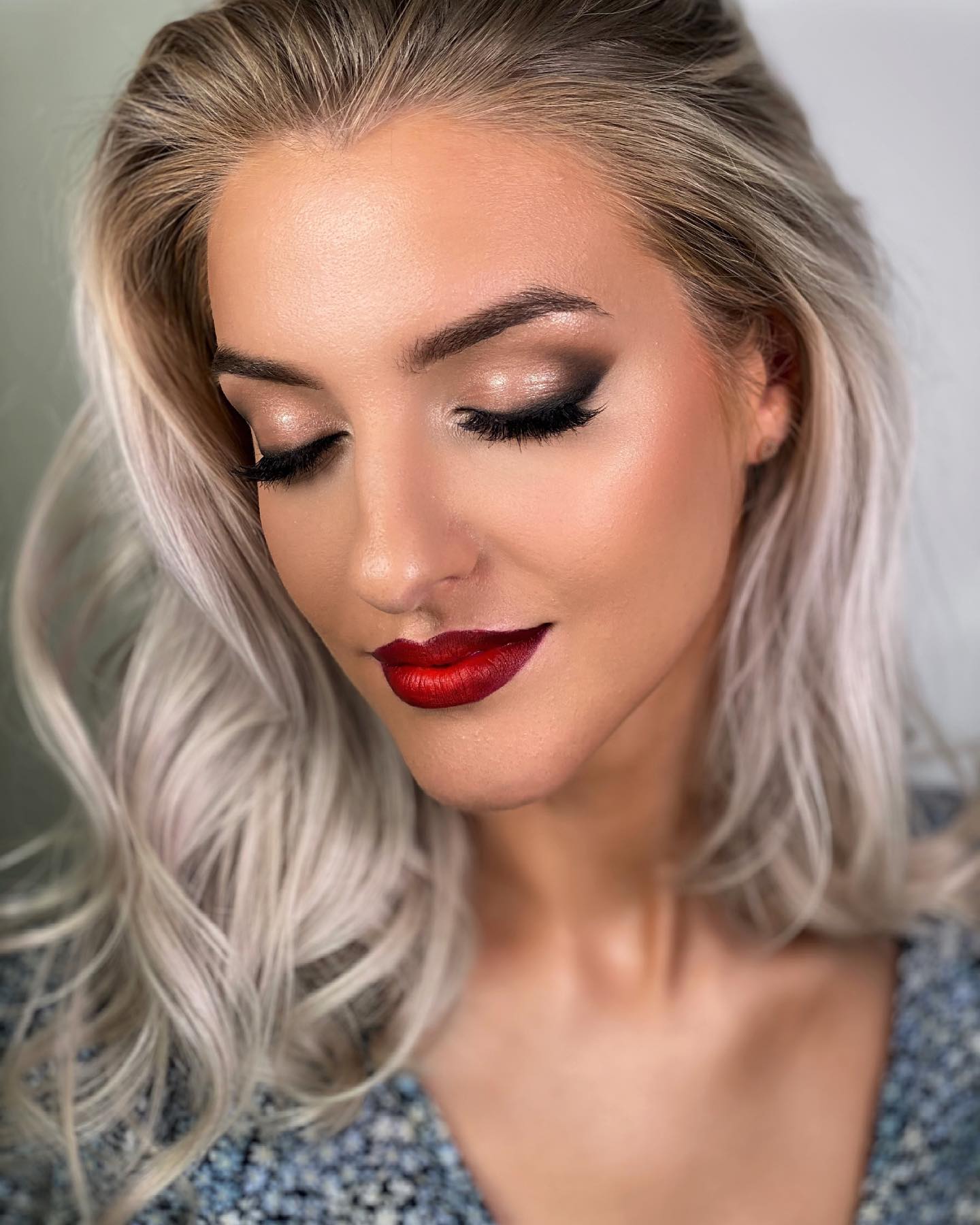 Red and Black Ombre Lips