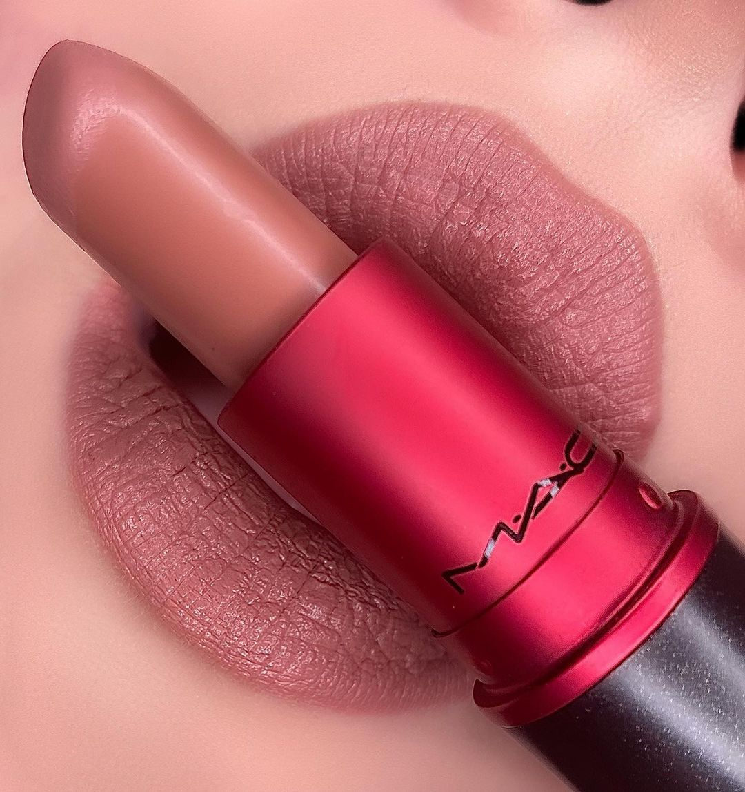 MAC Toffee Nude Lipstick Color
