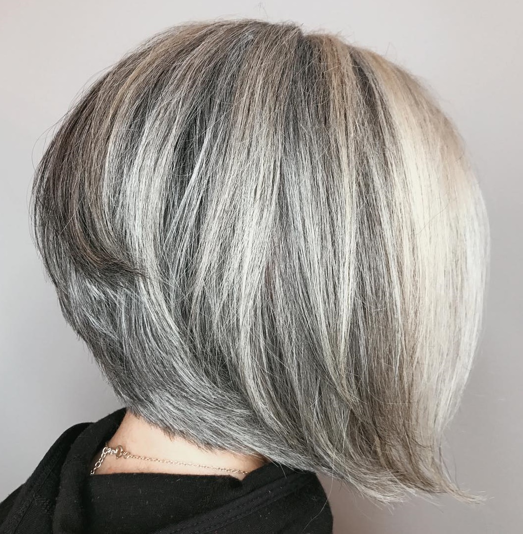 Gray Textured Bob