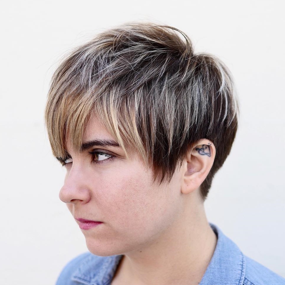 Piece-Y Pixie With Brow-Skimming Bangs