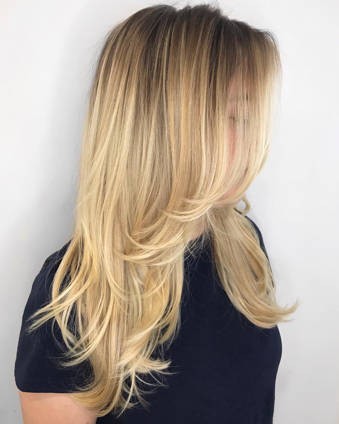 Blonde Hairstyle With Layers For Long Hair
