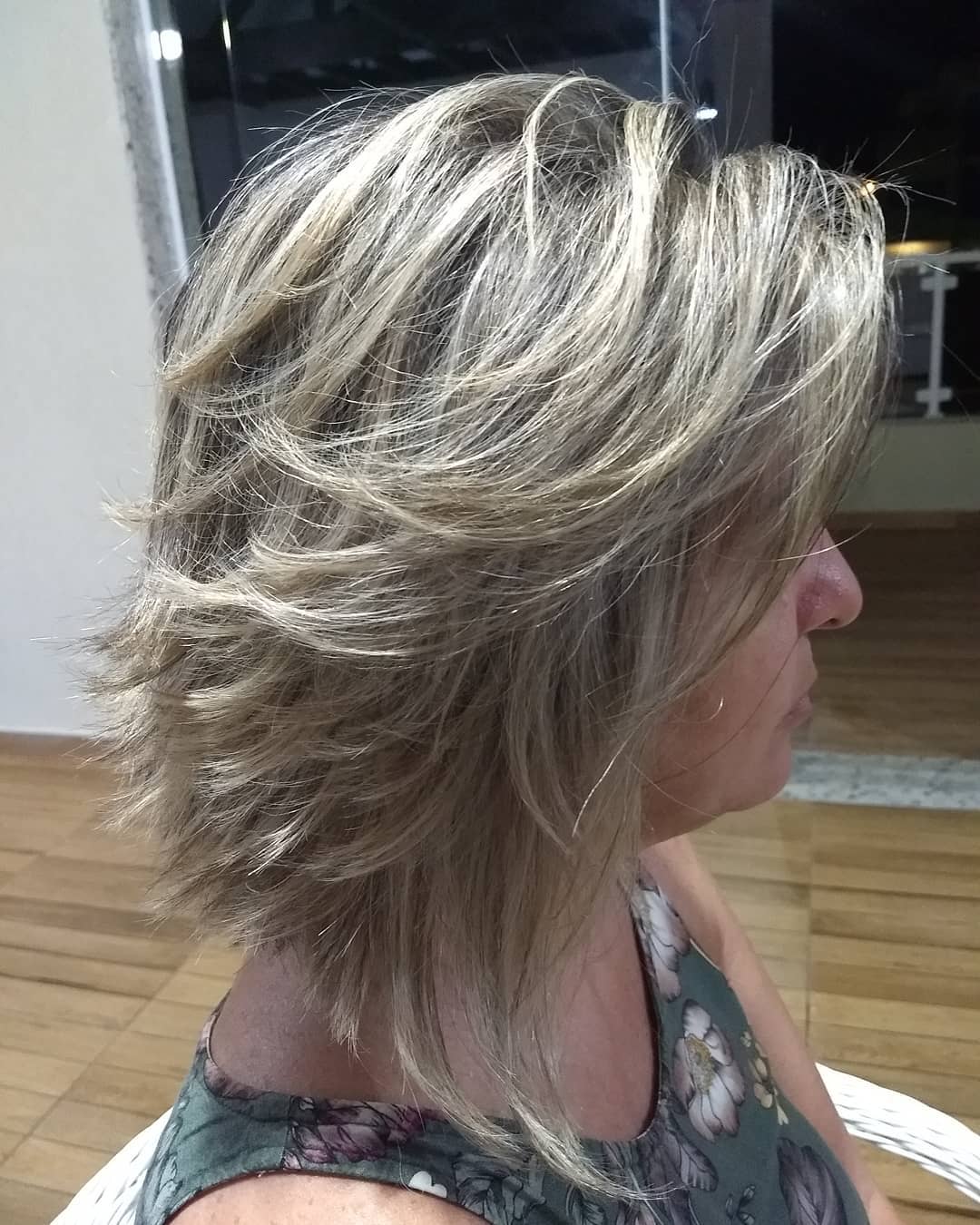 Medium Choppy Feathered Cut