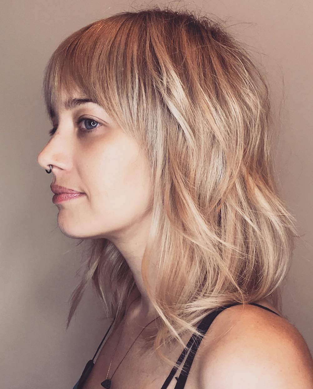 Textured Lob With An Arched Fringe