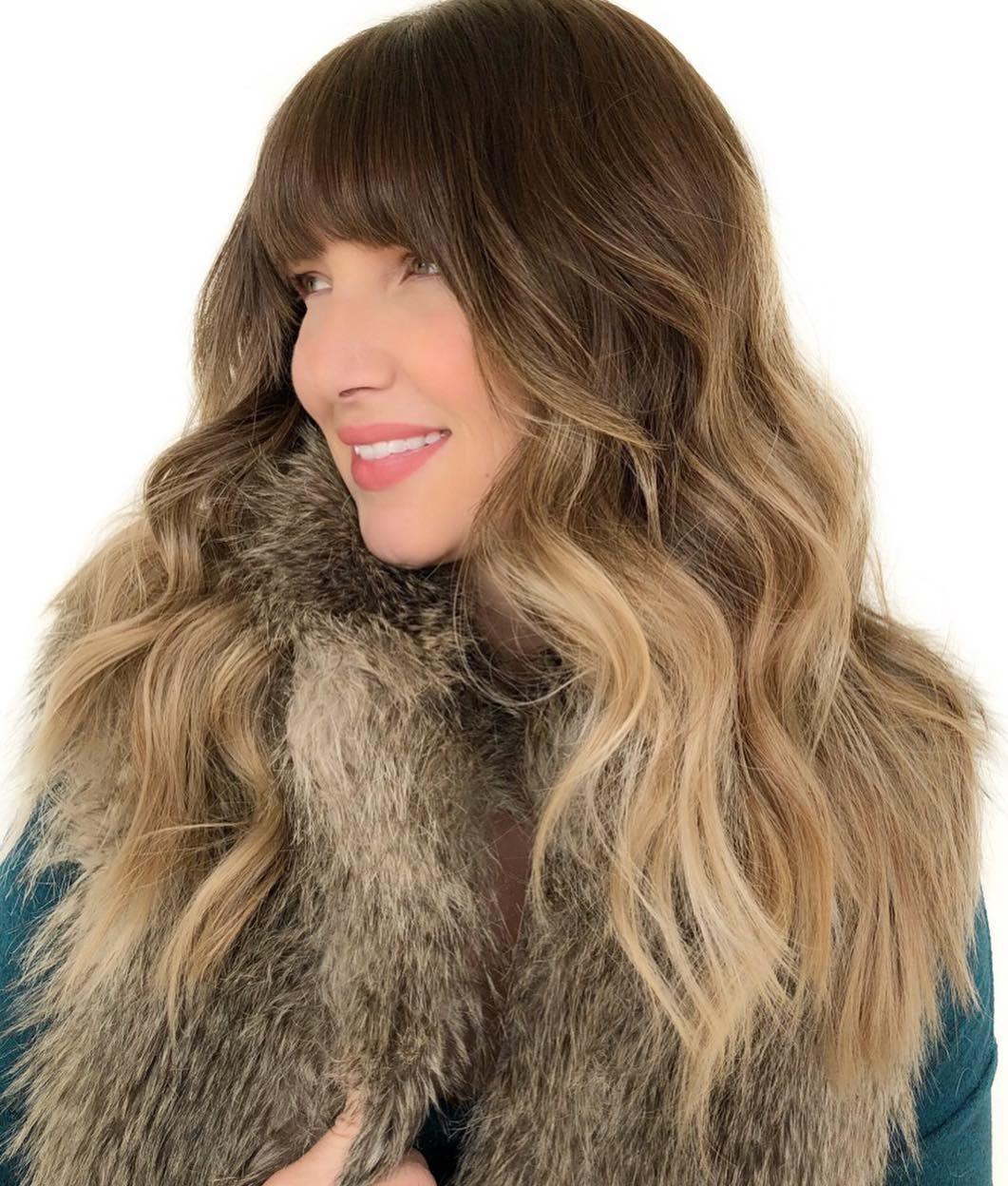 35 Instagram Popular Ways To Pull Off Long Hair With Bangs