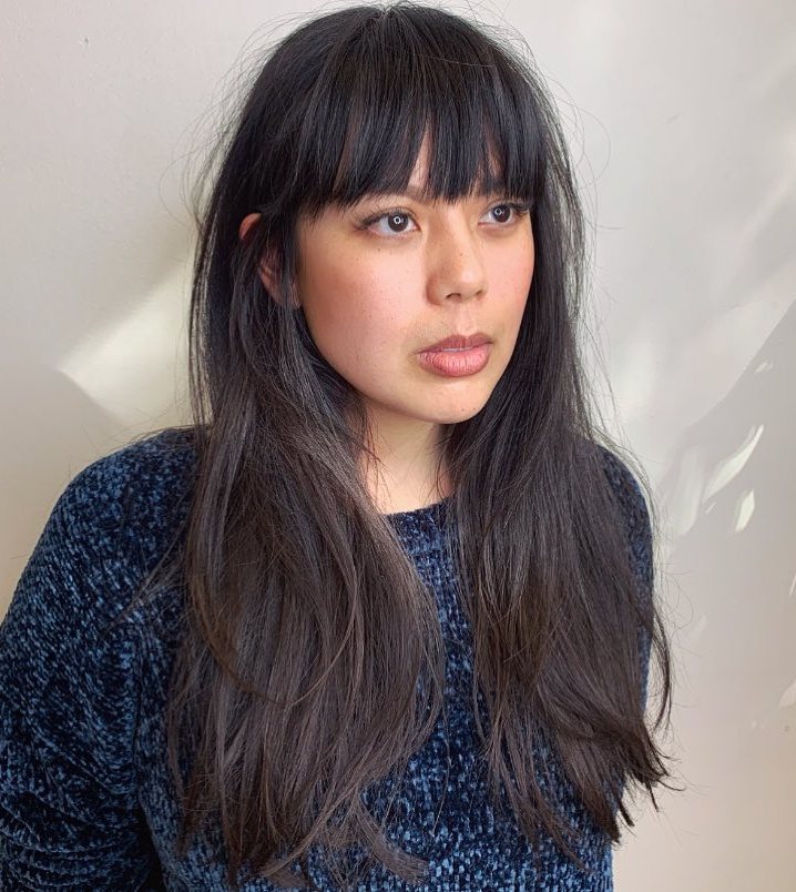 35 Instagram Popular Ways to Pull Off Long Hair with Bangs in 2022