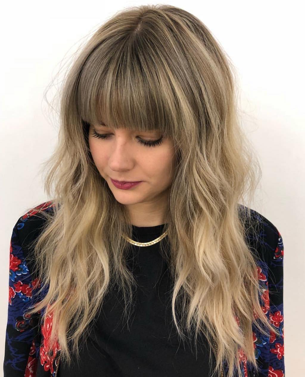 35 Instagram Popular Ways to Pull Off Long Hair with Bangs ...