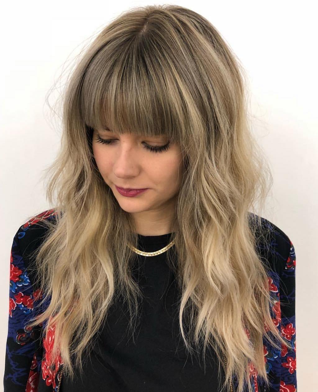 35 Instagram Popular Ways to Pull Off Long Hair with Bangs in 2022