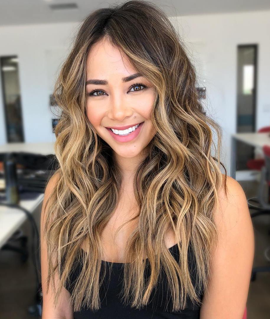 Get Layered Haircuts Long Hair Illustration PNG