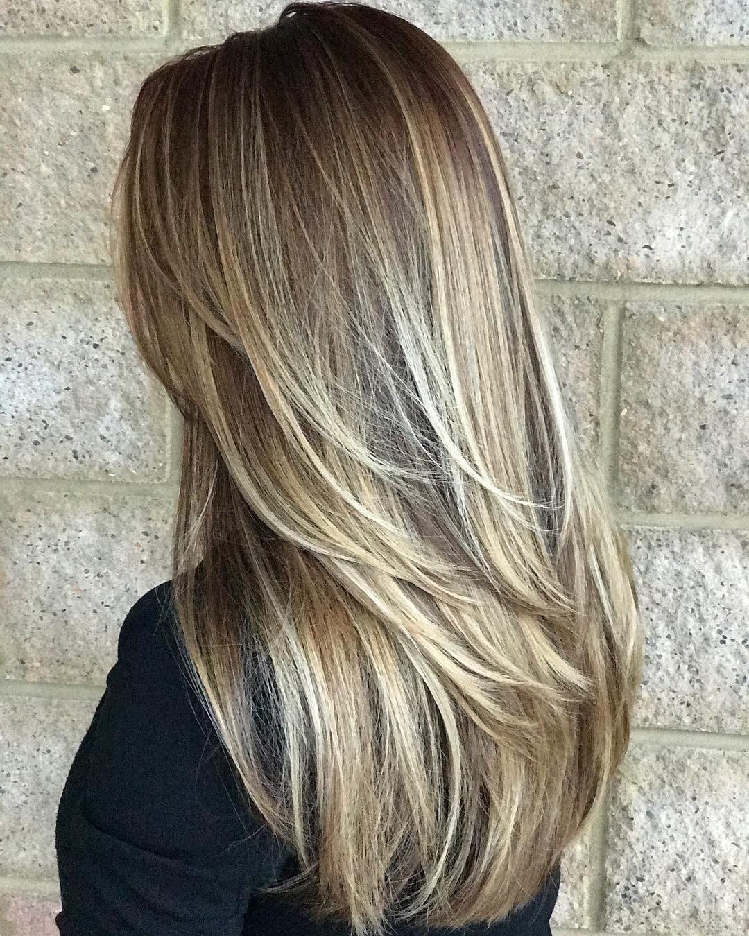 Trendy Hairstyles And Haircuts For Long Layered Hair To Rock