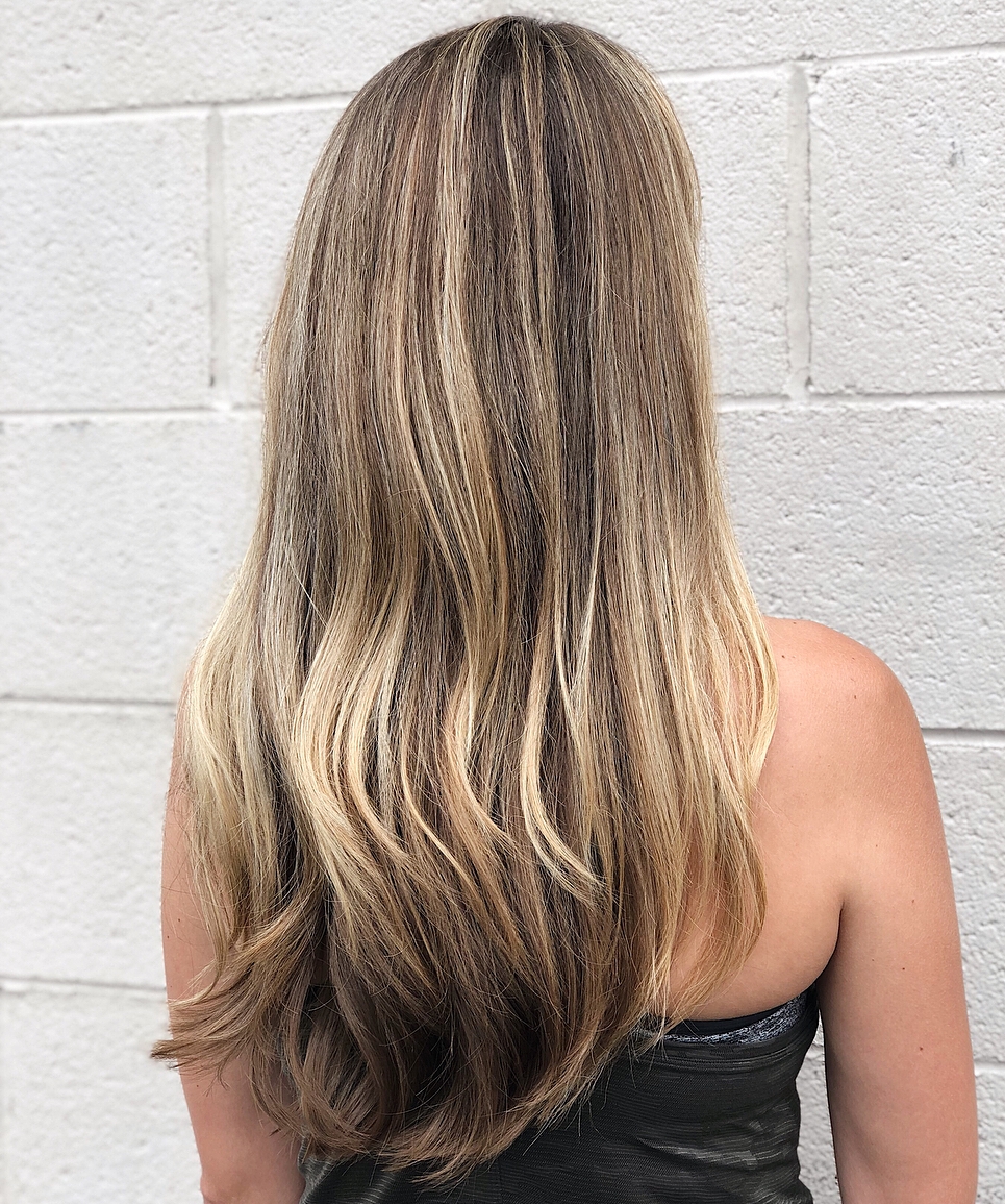 Long Bronde Hair With Long Layers