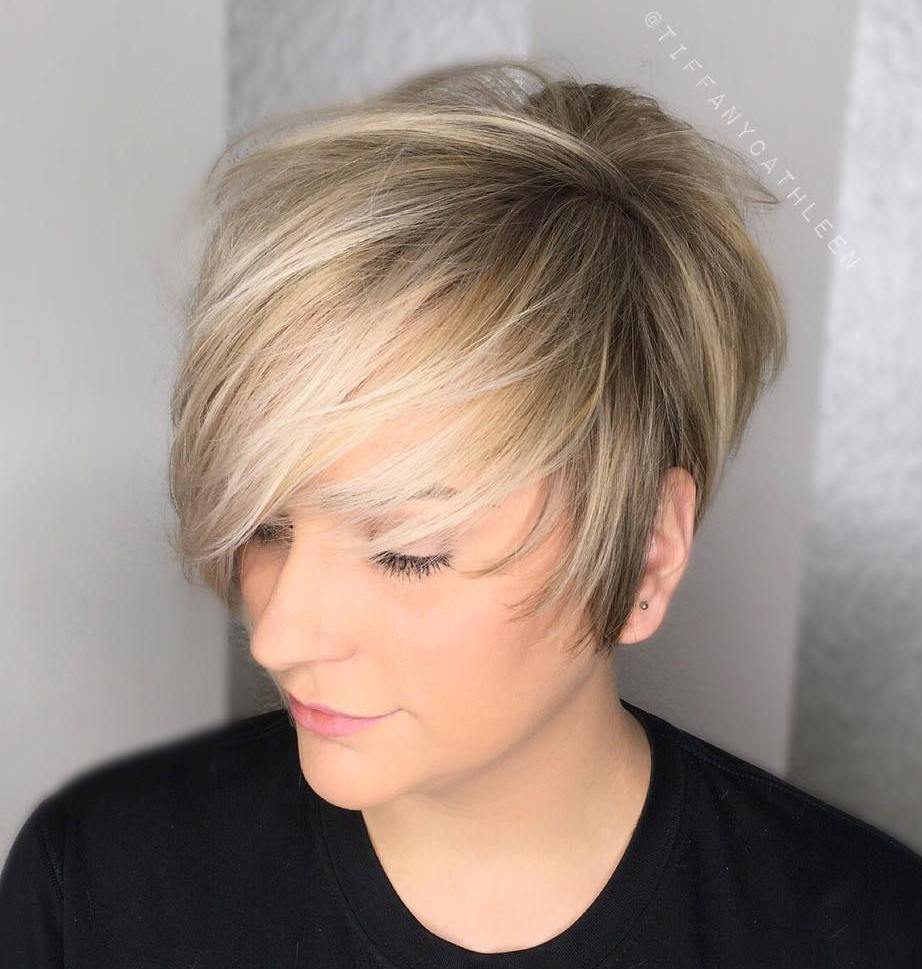 Choppy Wispy Blonde Crop