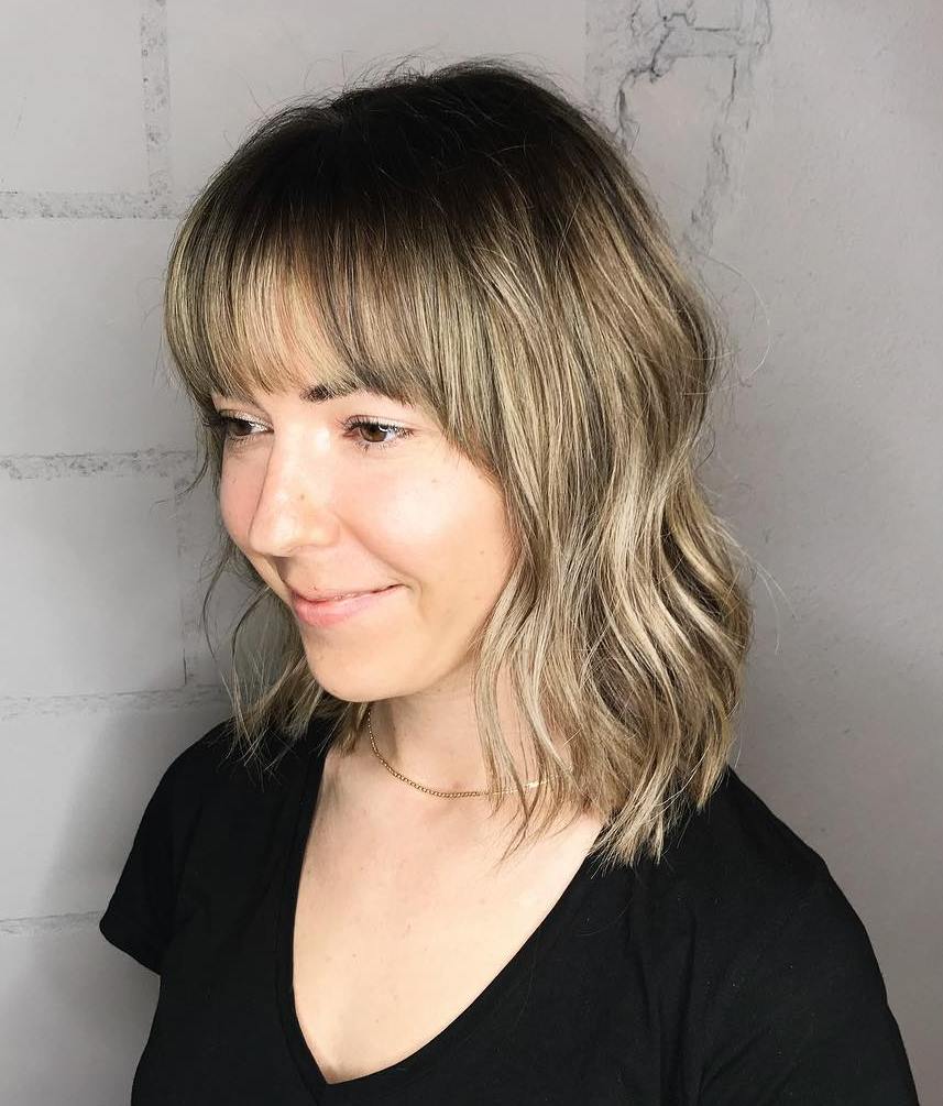 Medium Fine Hair With Bangs